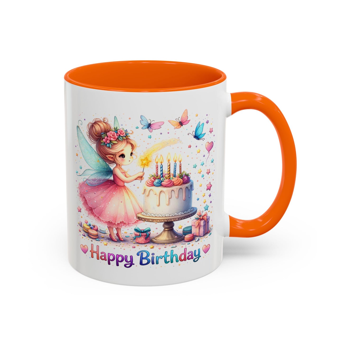 Birthday Mug - Fairy Butterflies