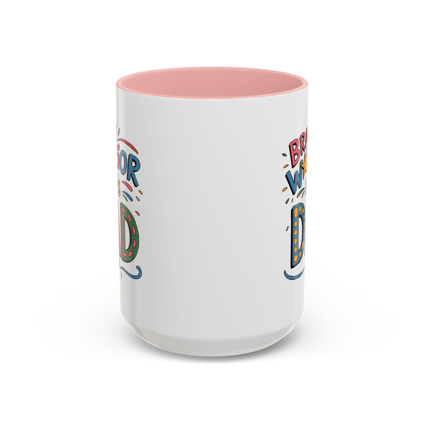 Father's Day Mug - Dad Brave Warrior