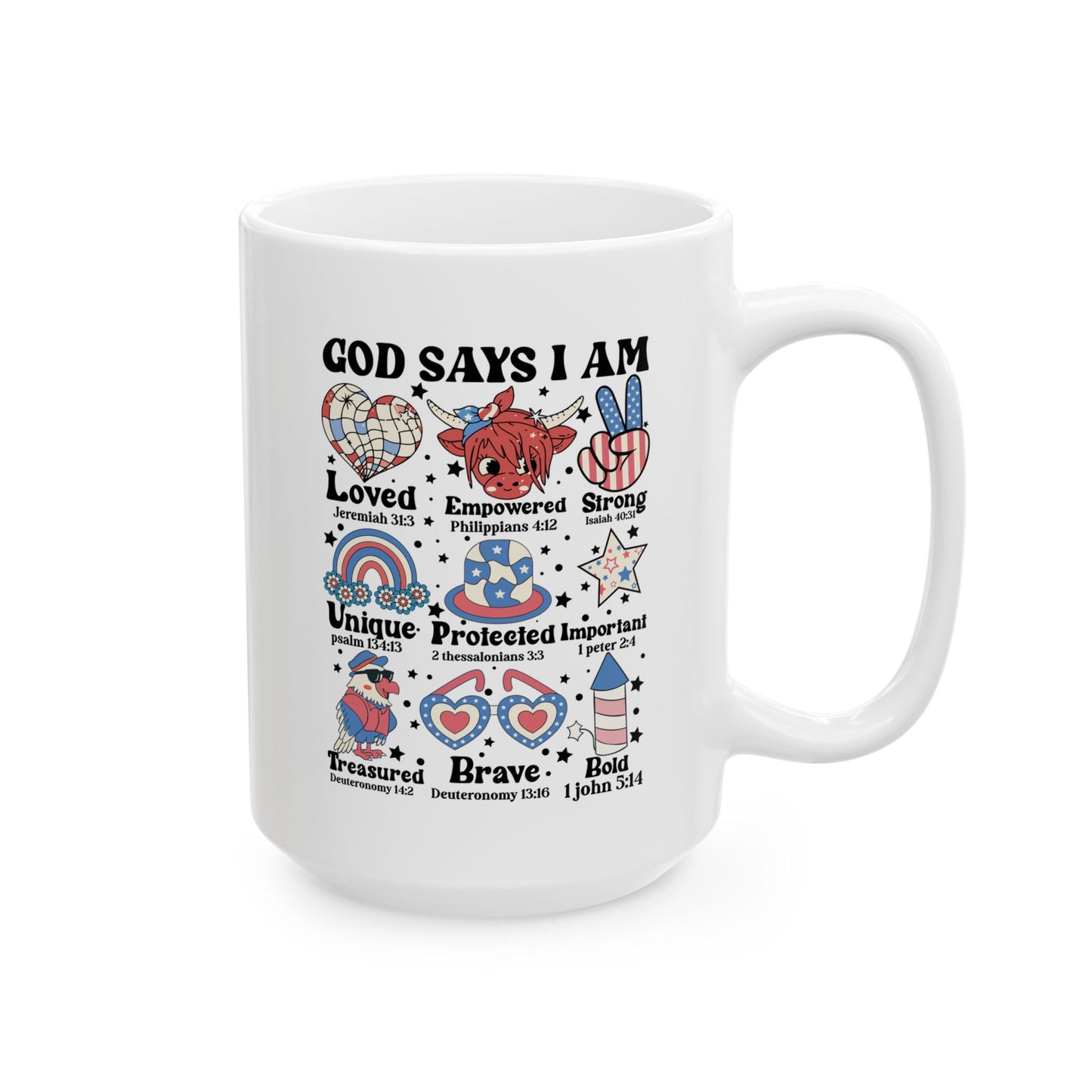Religious Mug - God Says I Am
