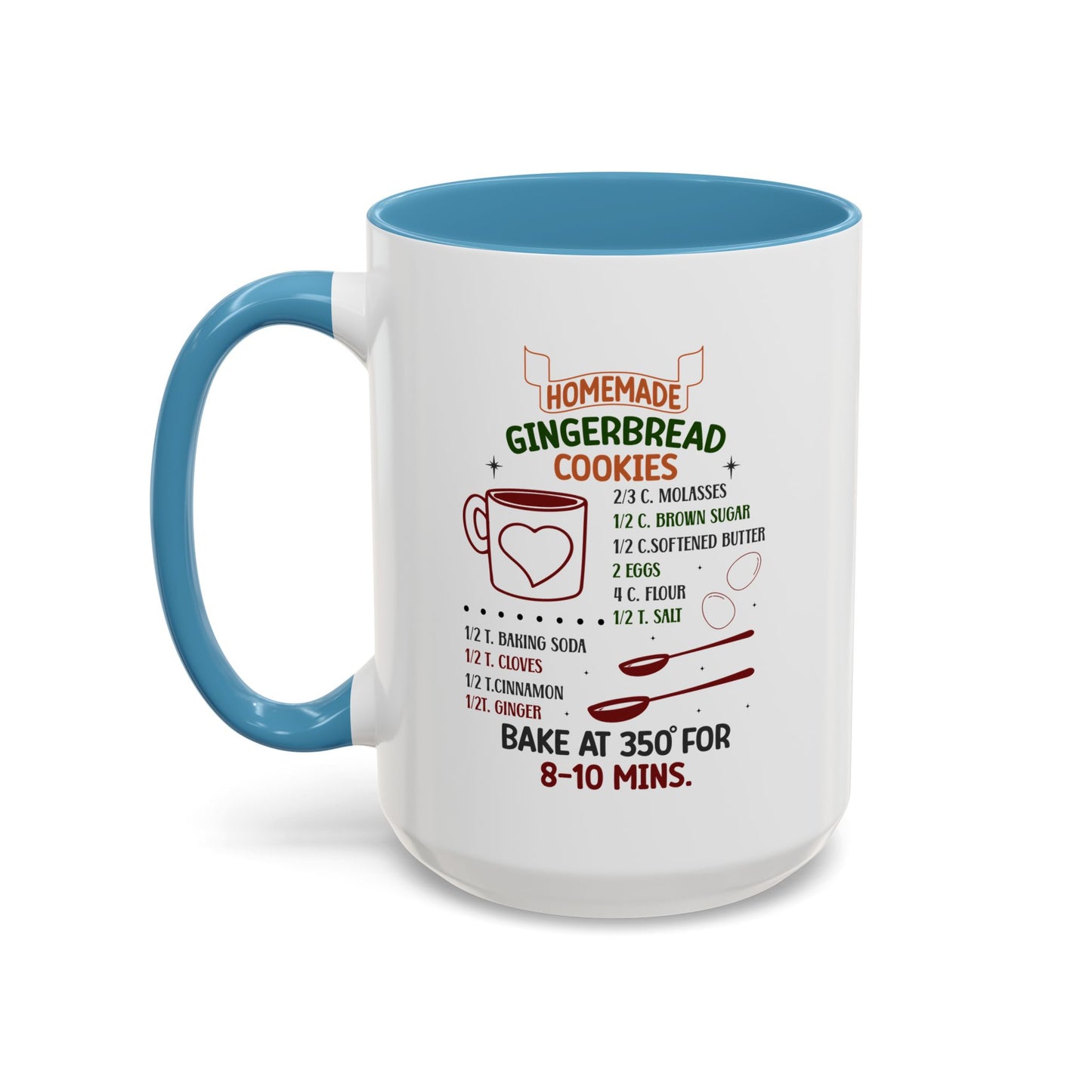Christmas Mug - Homemade Gingerbread Cookies Recipe