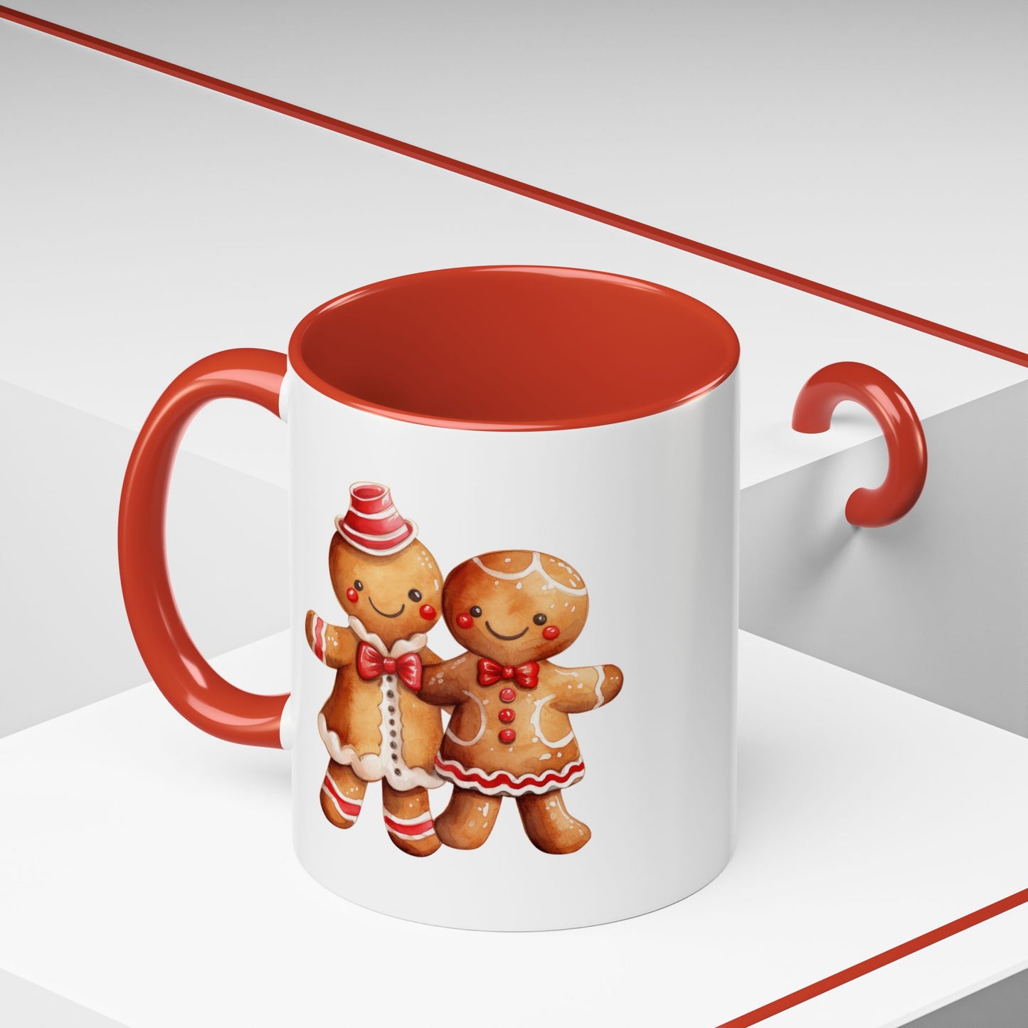 Christmas Mug - Gingerbread Man Boy & Girl