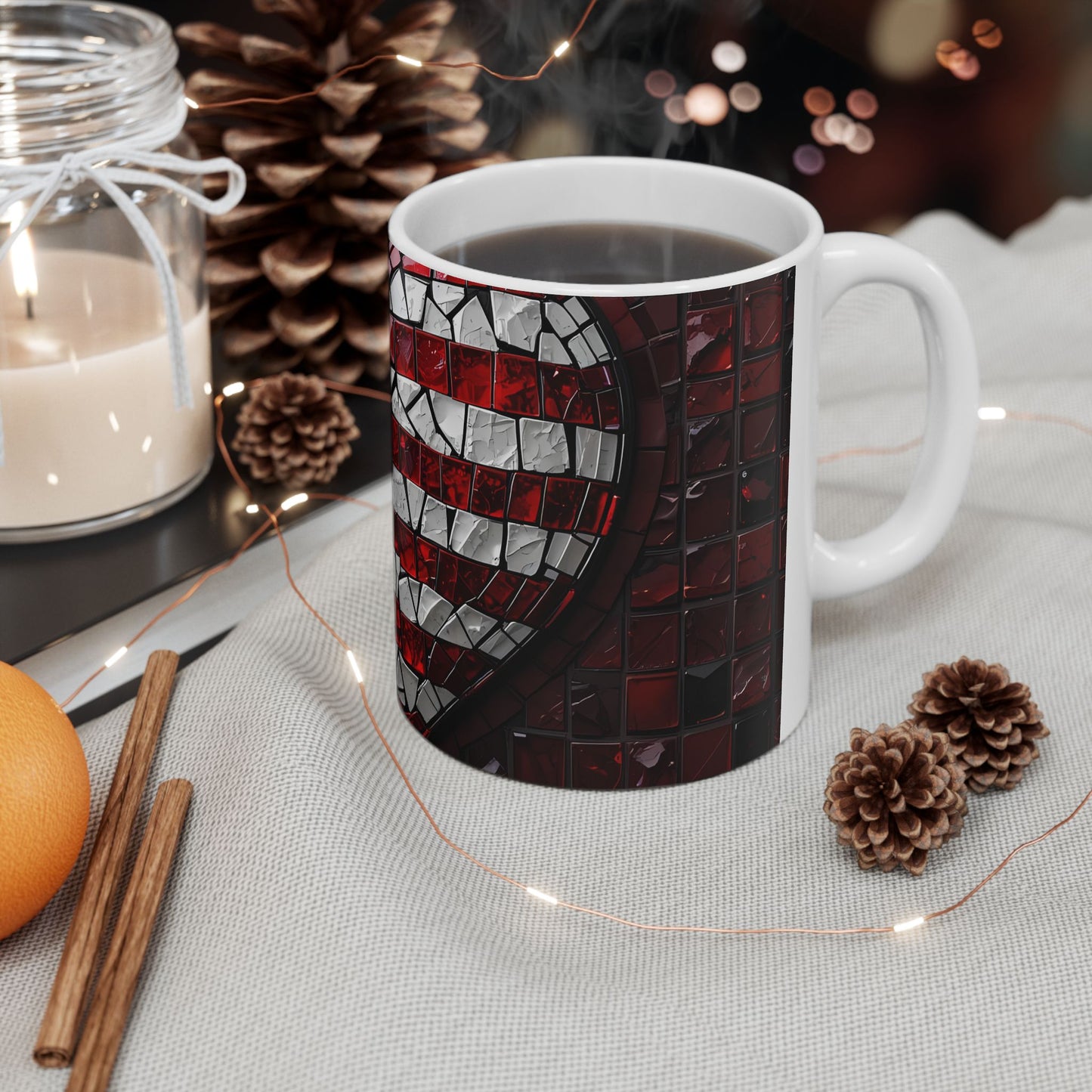 Artistic Mug - American Tile Heart