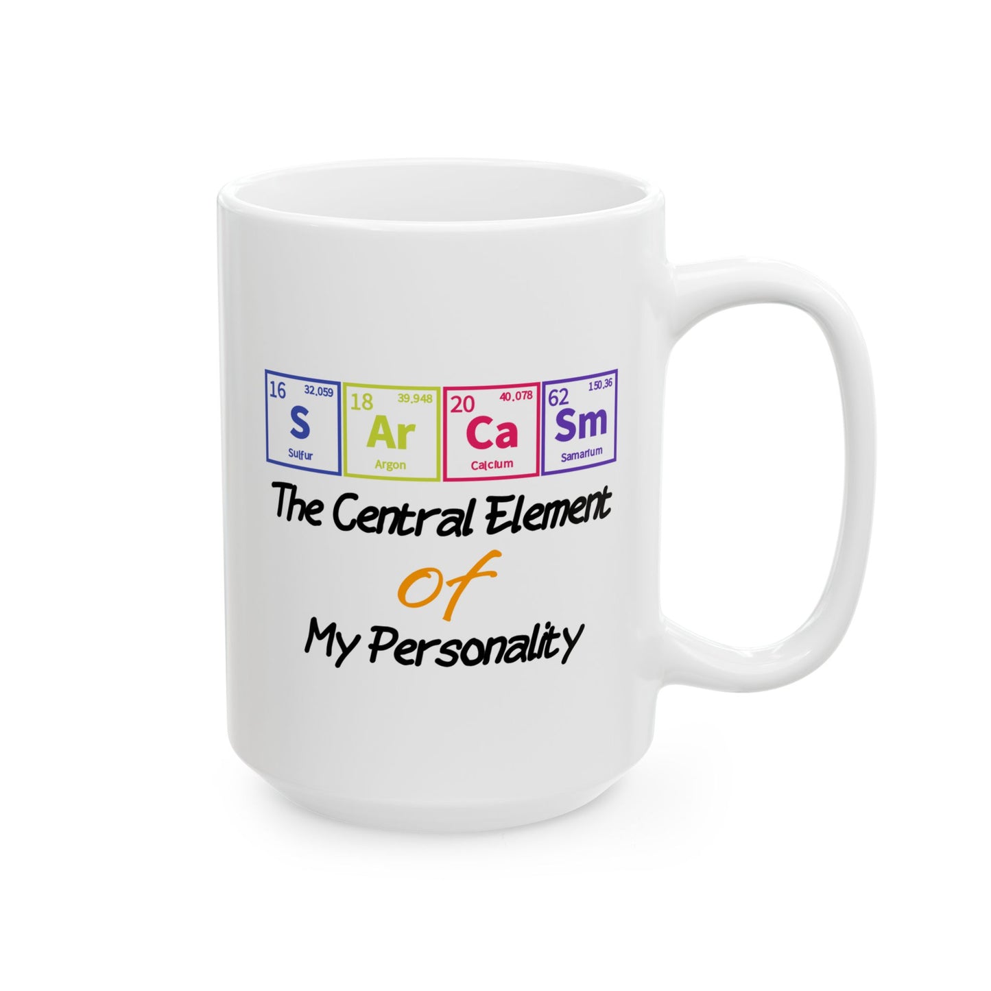Humor Mug - Sarcasm The Central Element