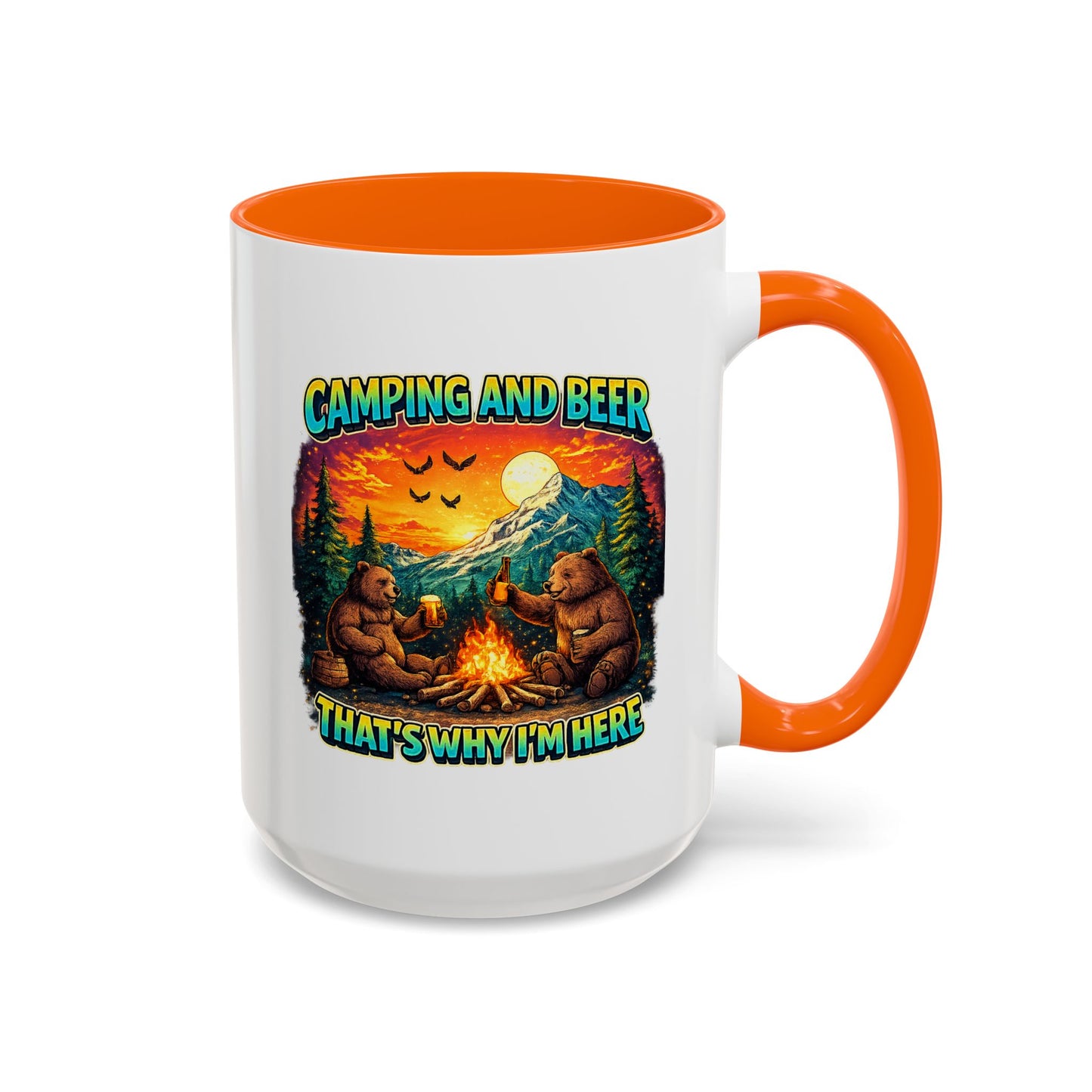 Humor Mug - Camping and Beer