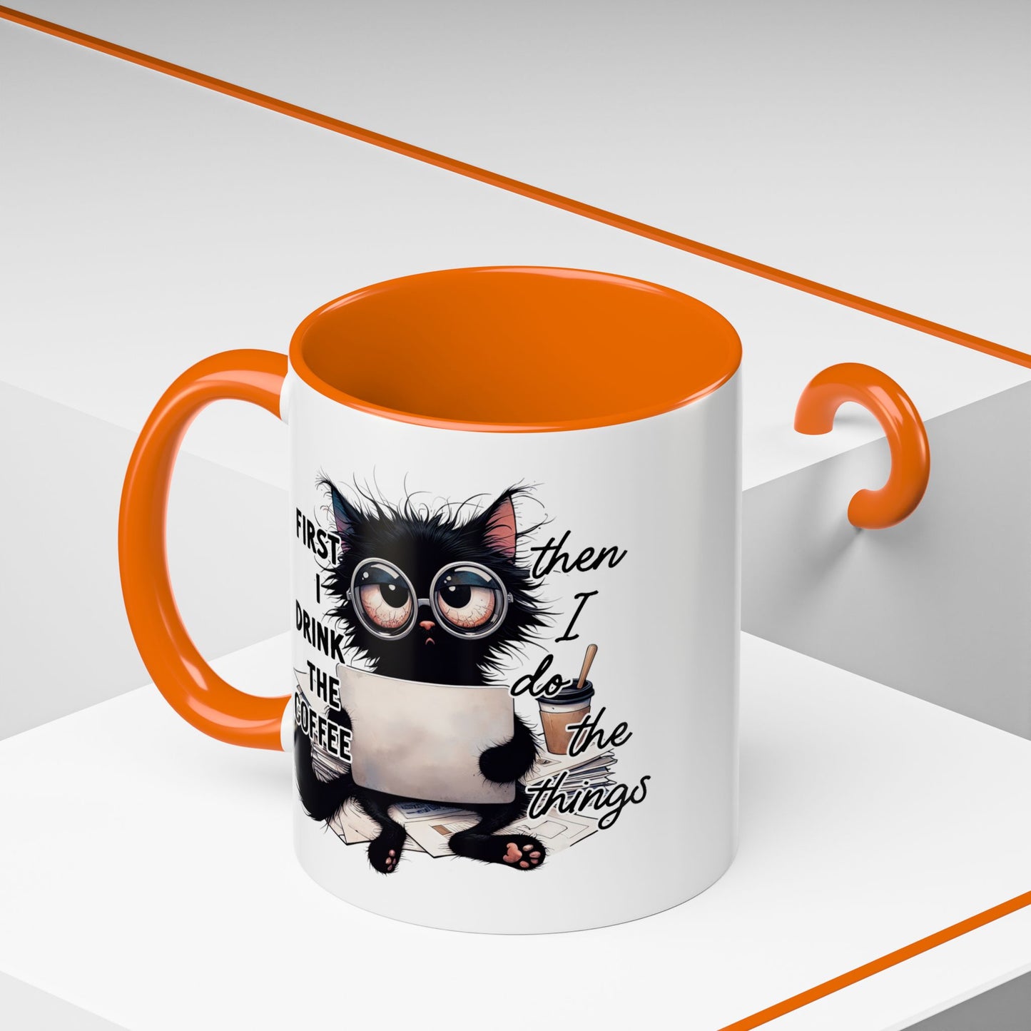 Animal Mug - First I Drink The Coffee