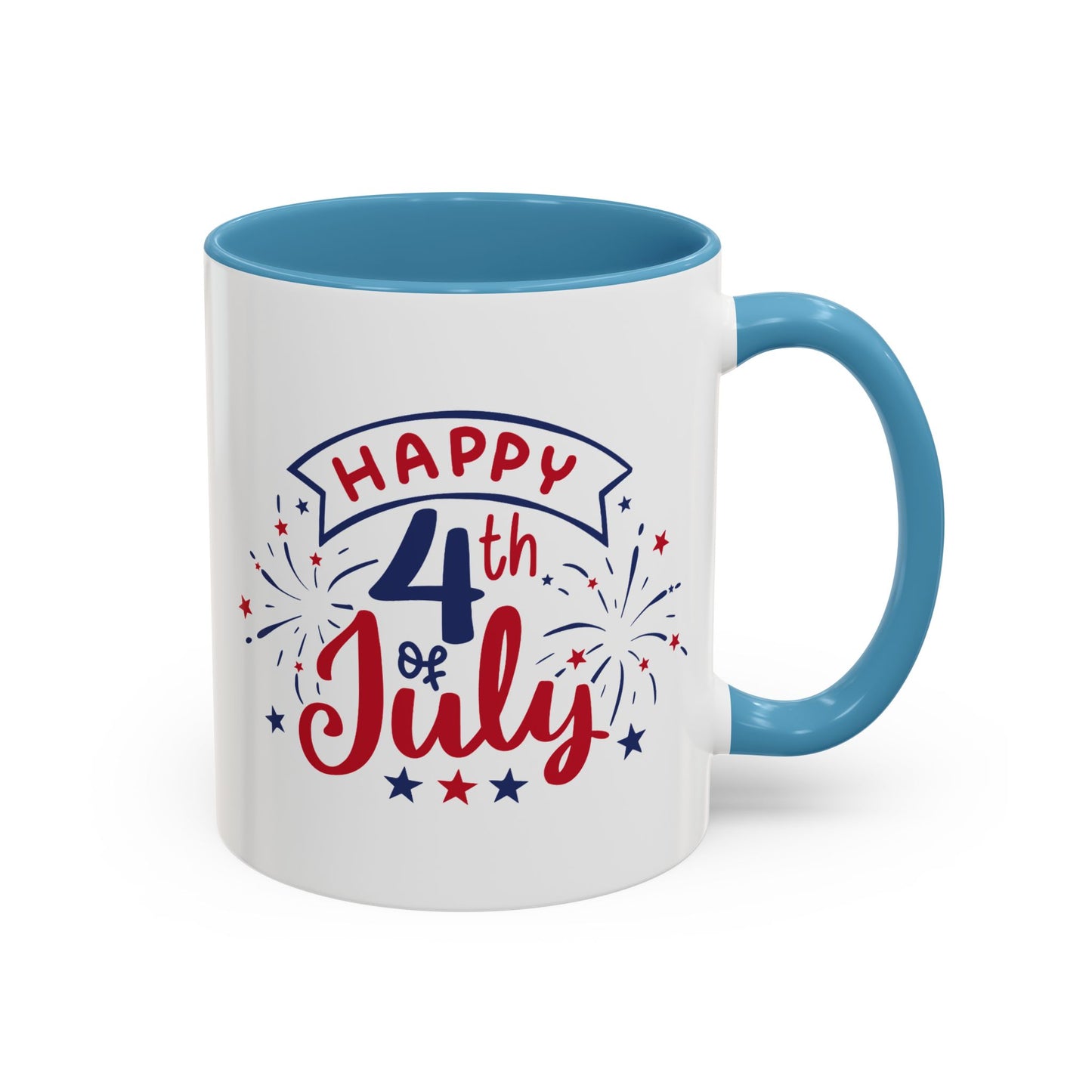 4th of July Mug - Happy 4th of July Fireworks