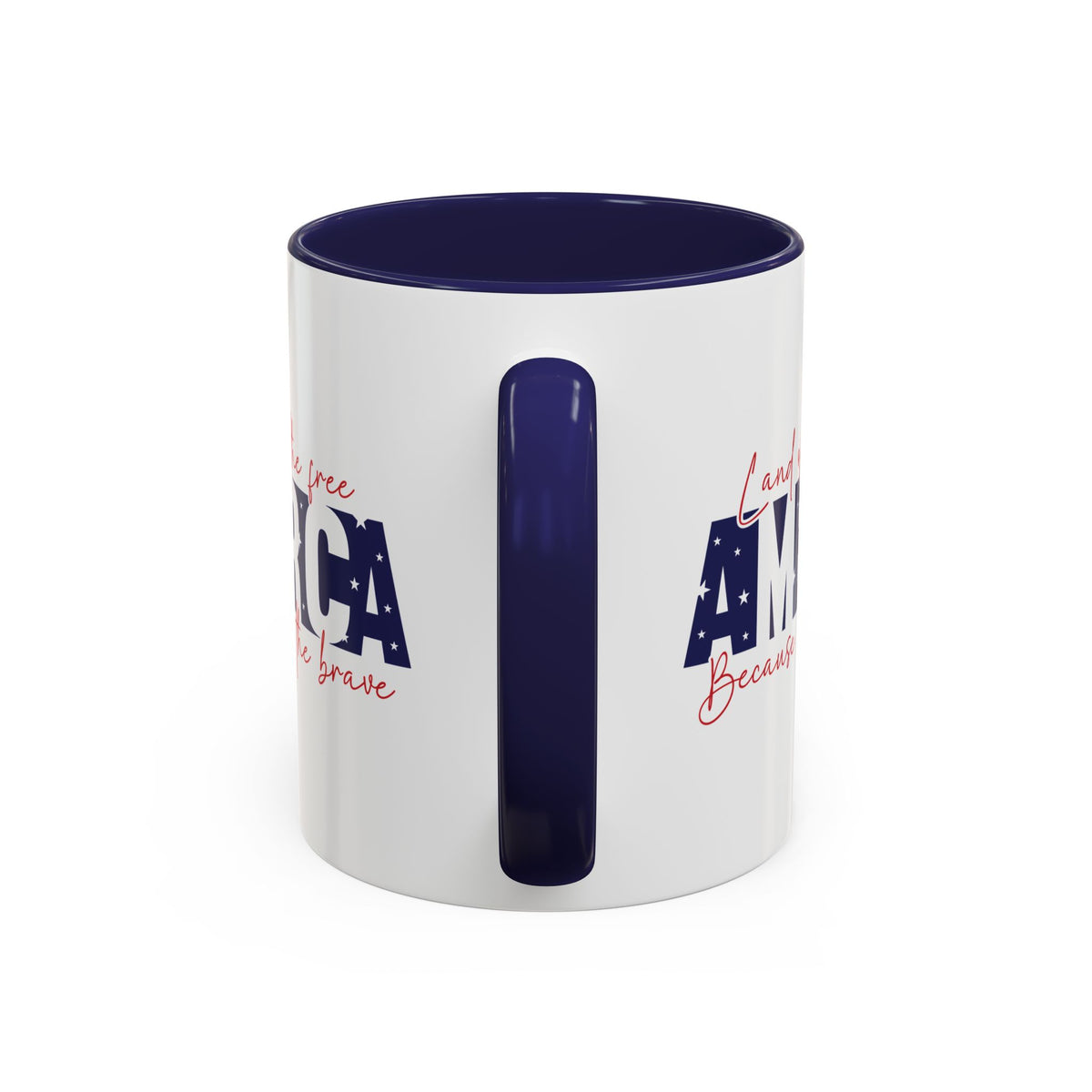 4th of July Mug - American Land of the Free Stars