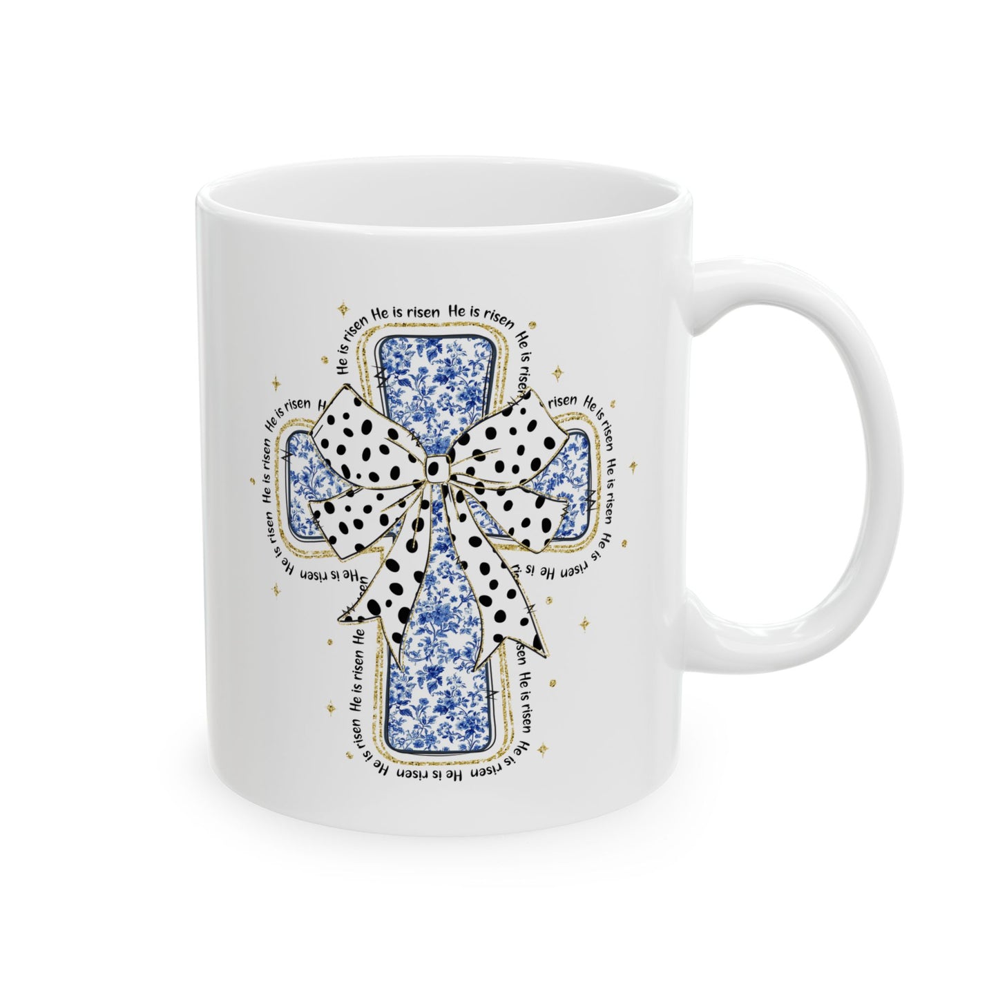 Easter Mug - Cross He Is Risen