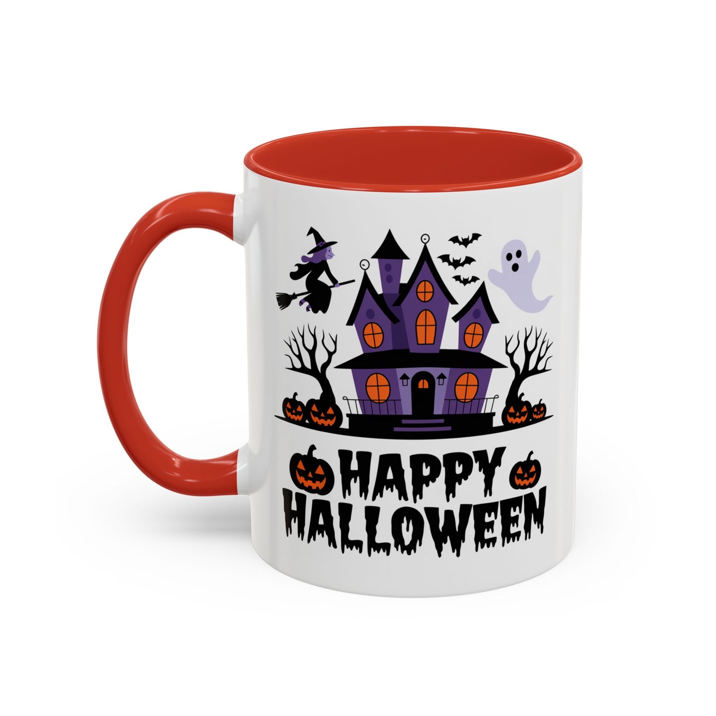 Halloween Mug - Happy Halloween Purple House
