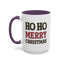 Christmas Mug - Ho Ho Ho Merry Christmas Red & Green Text 4