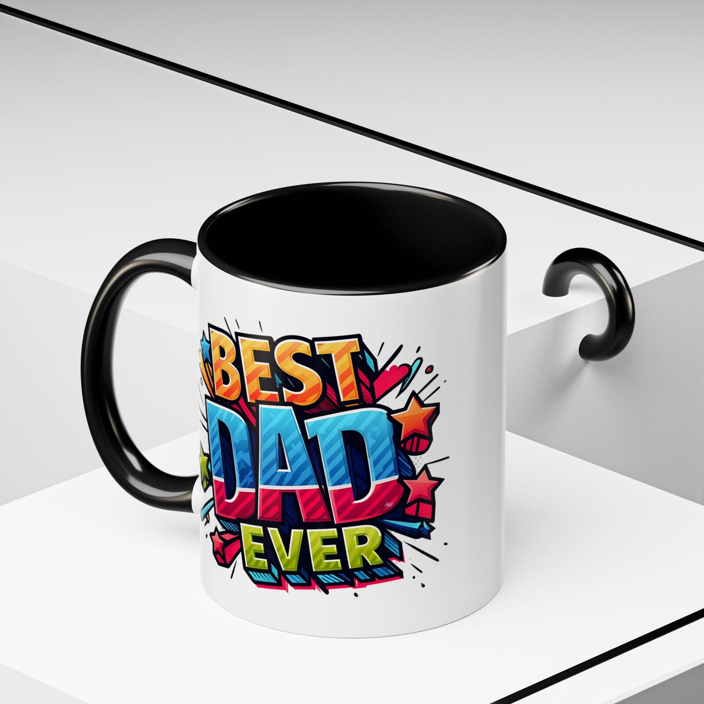 Father's Day Mug - Best Dad Ever Comic