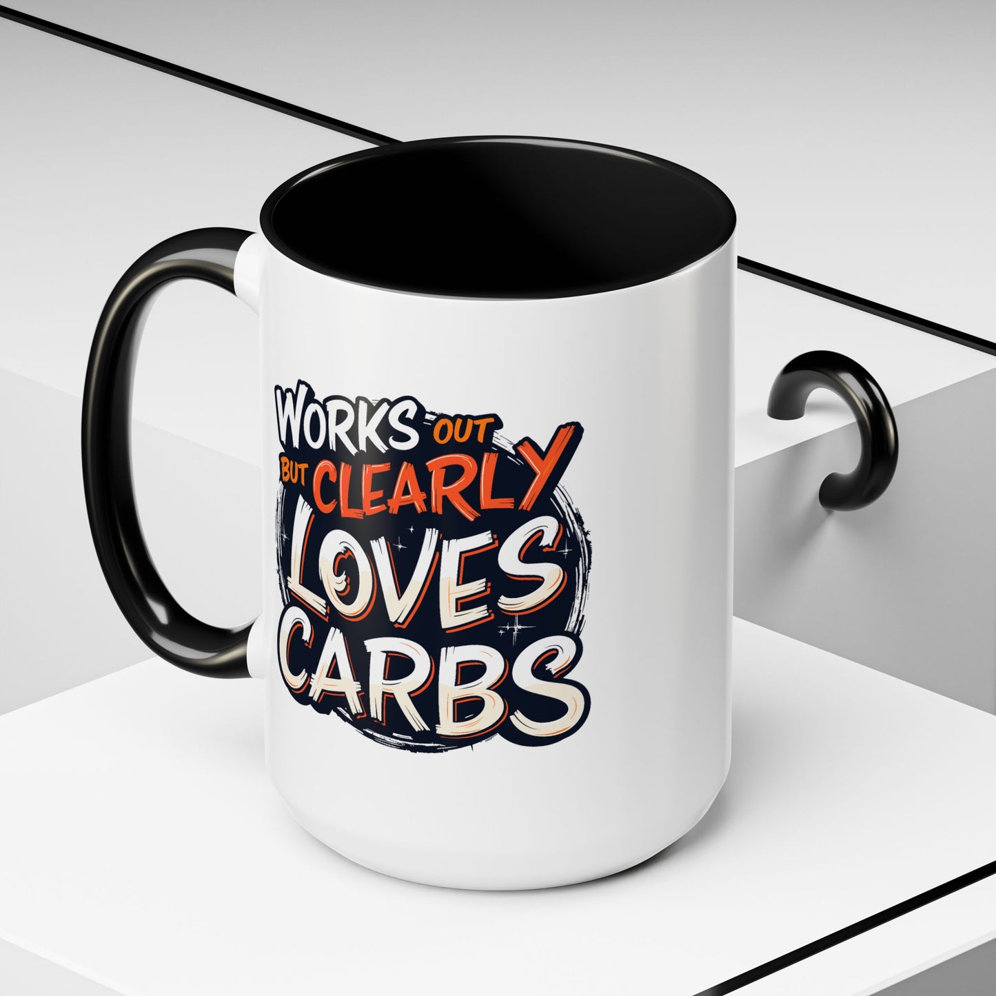 Adult Mug - Works Out But