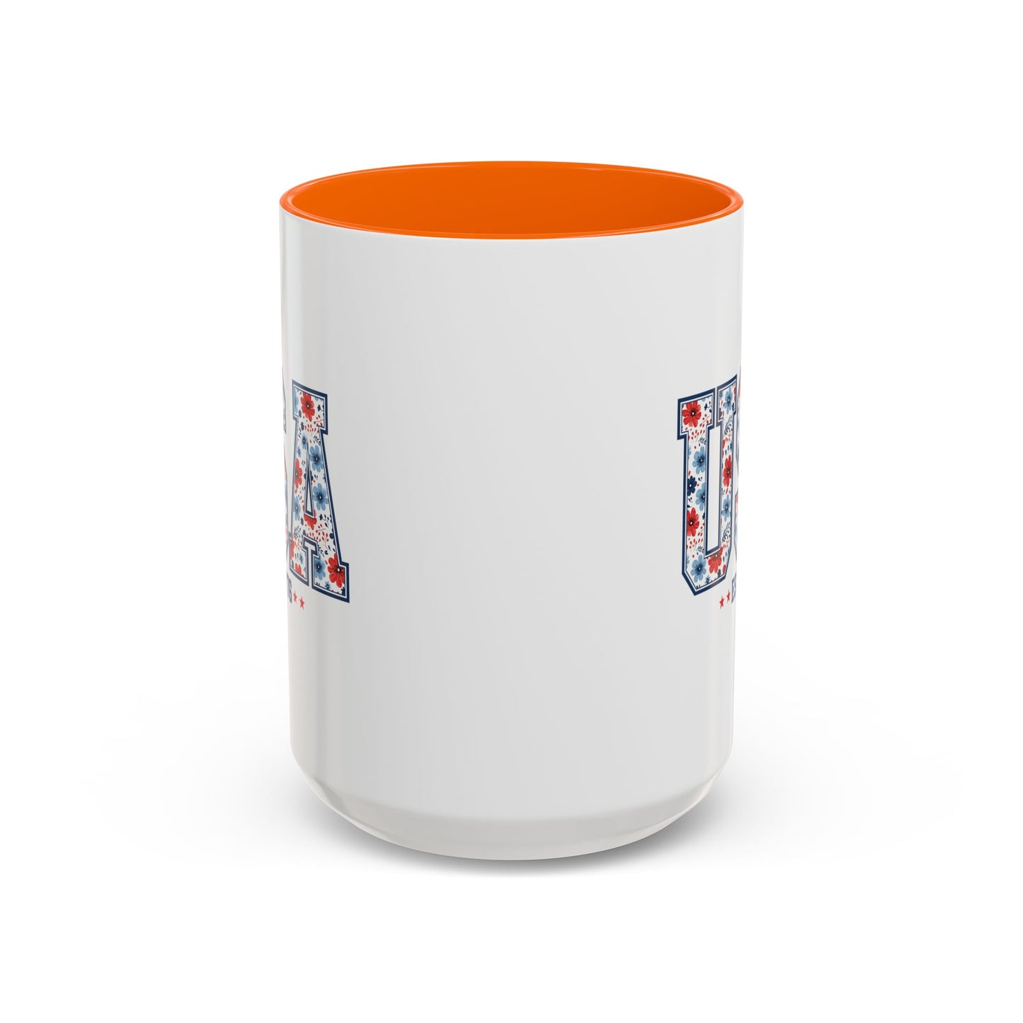 4th of July Mug - USA EST 1776 Floral