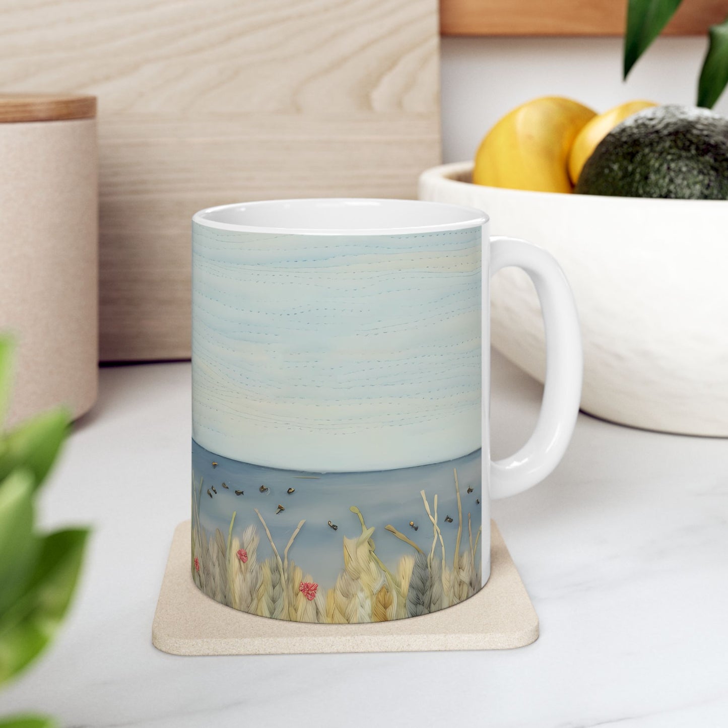 Artistic Mug - Felted Lighthouse 2