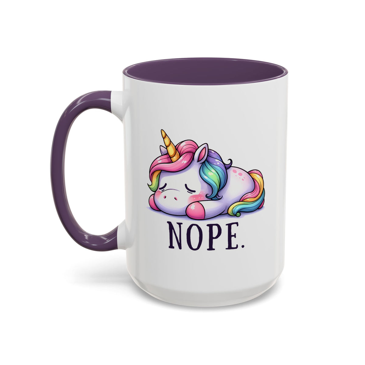 Humor Mug - Nope Unicorn