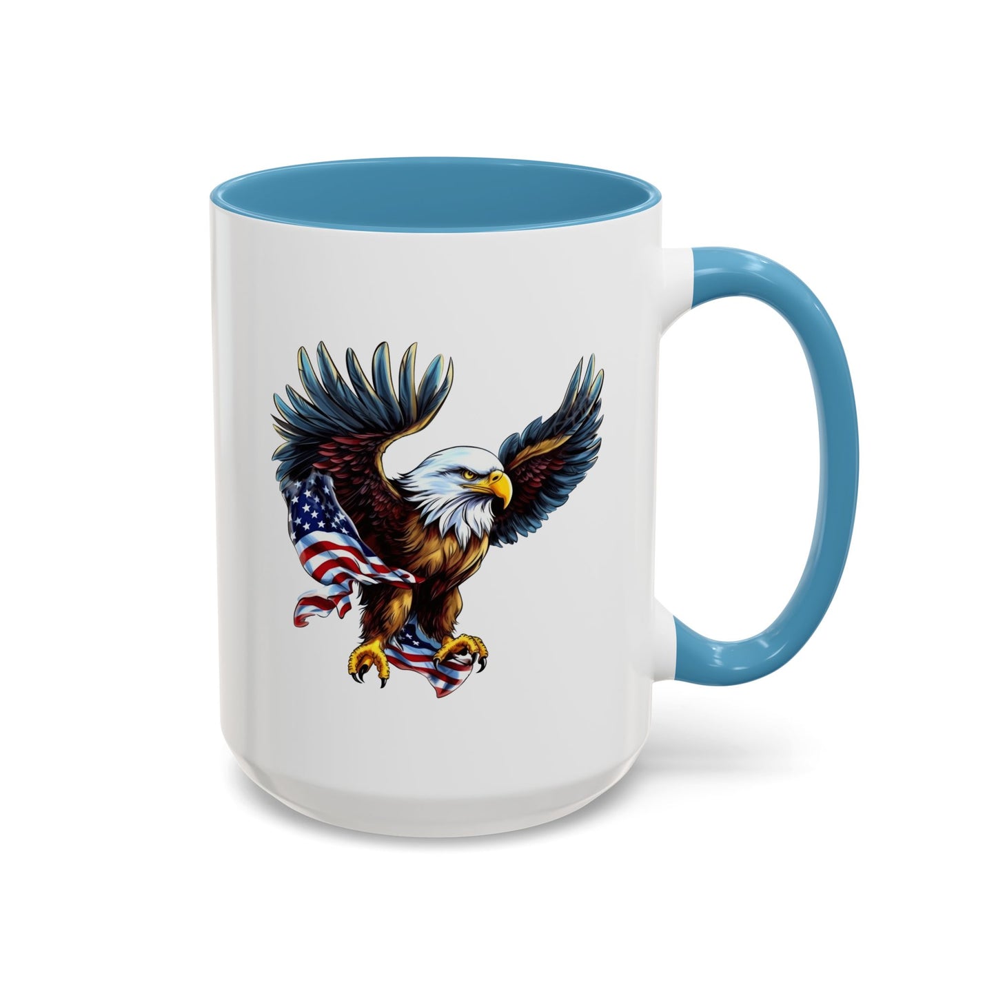 4th of July Mug - American Bald Eagle Flag 7