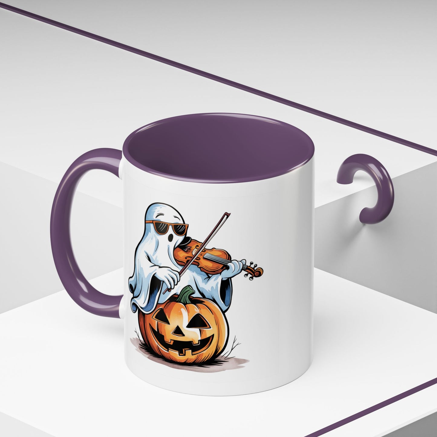 Halloween Mug - Violin Playing Ghost