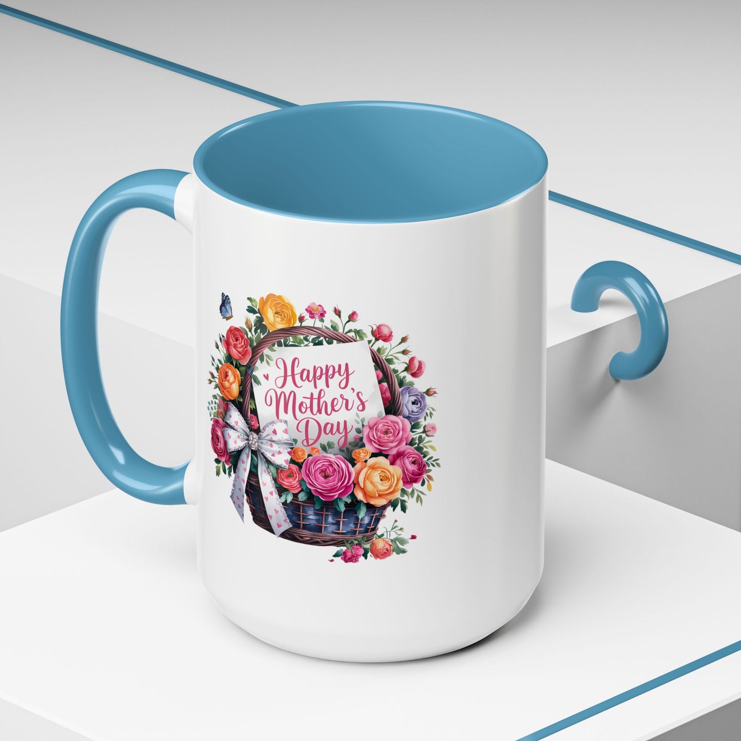Mother's Day Mug - Happy Mother's Bouquet