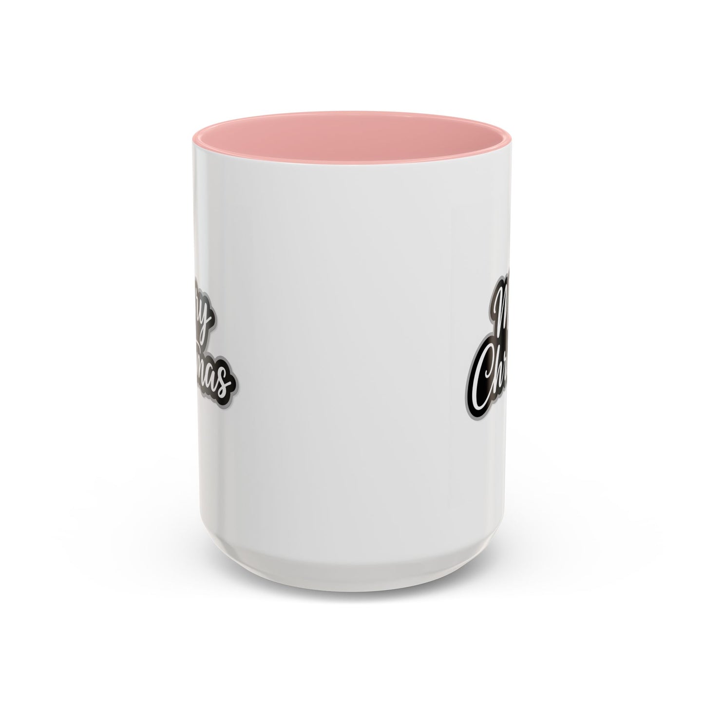 Christmas Mug - Merry Christmas White Black & Grey Text