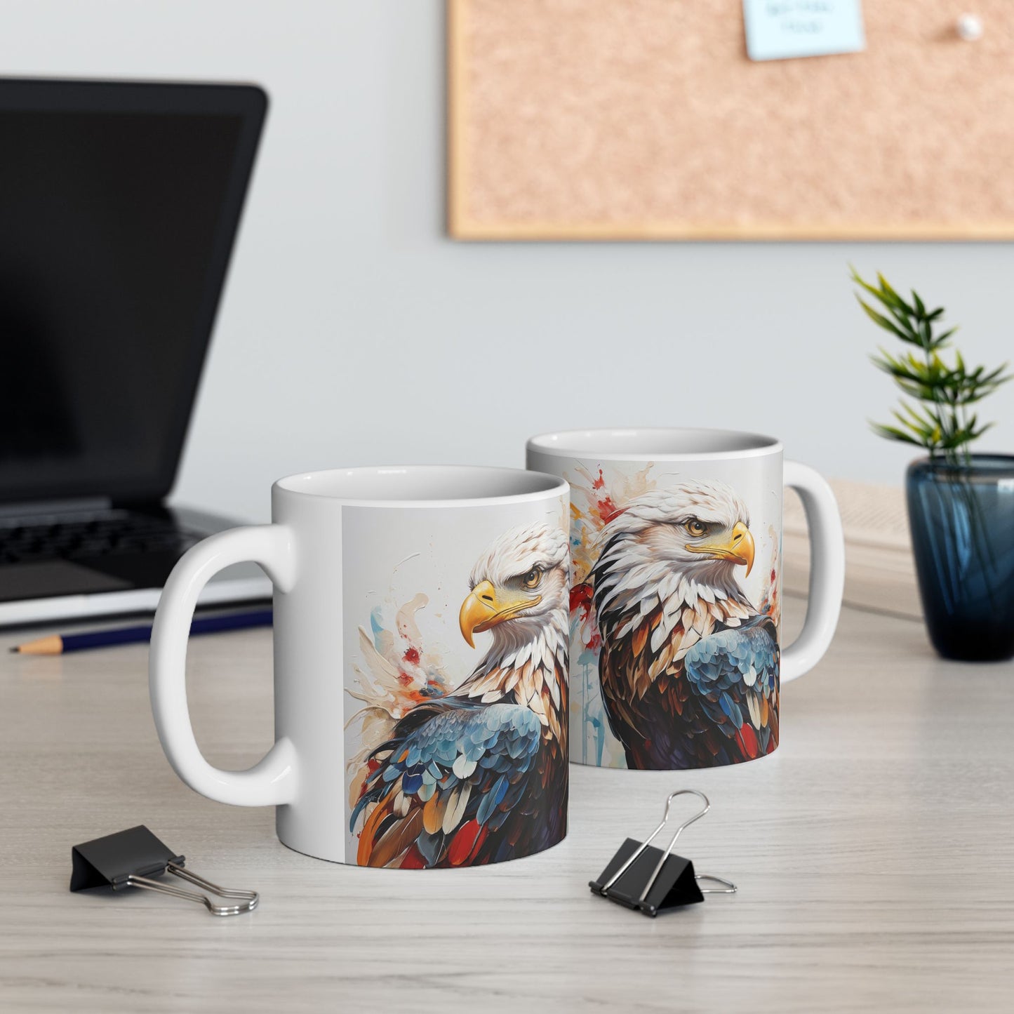 Artistic Mug - Eagle Oil Painting