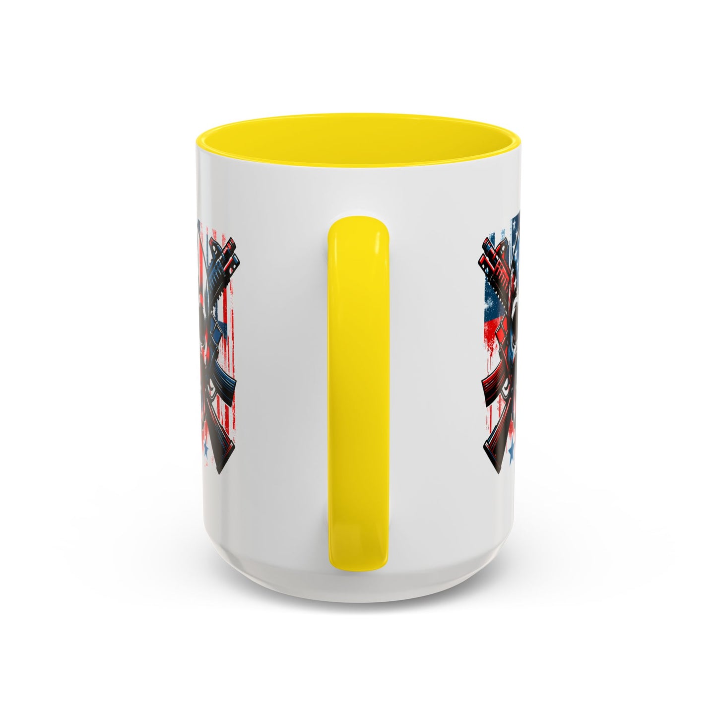 4th of July Mug - Skull With American Flag