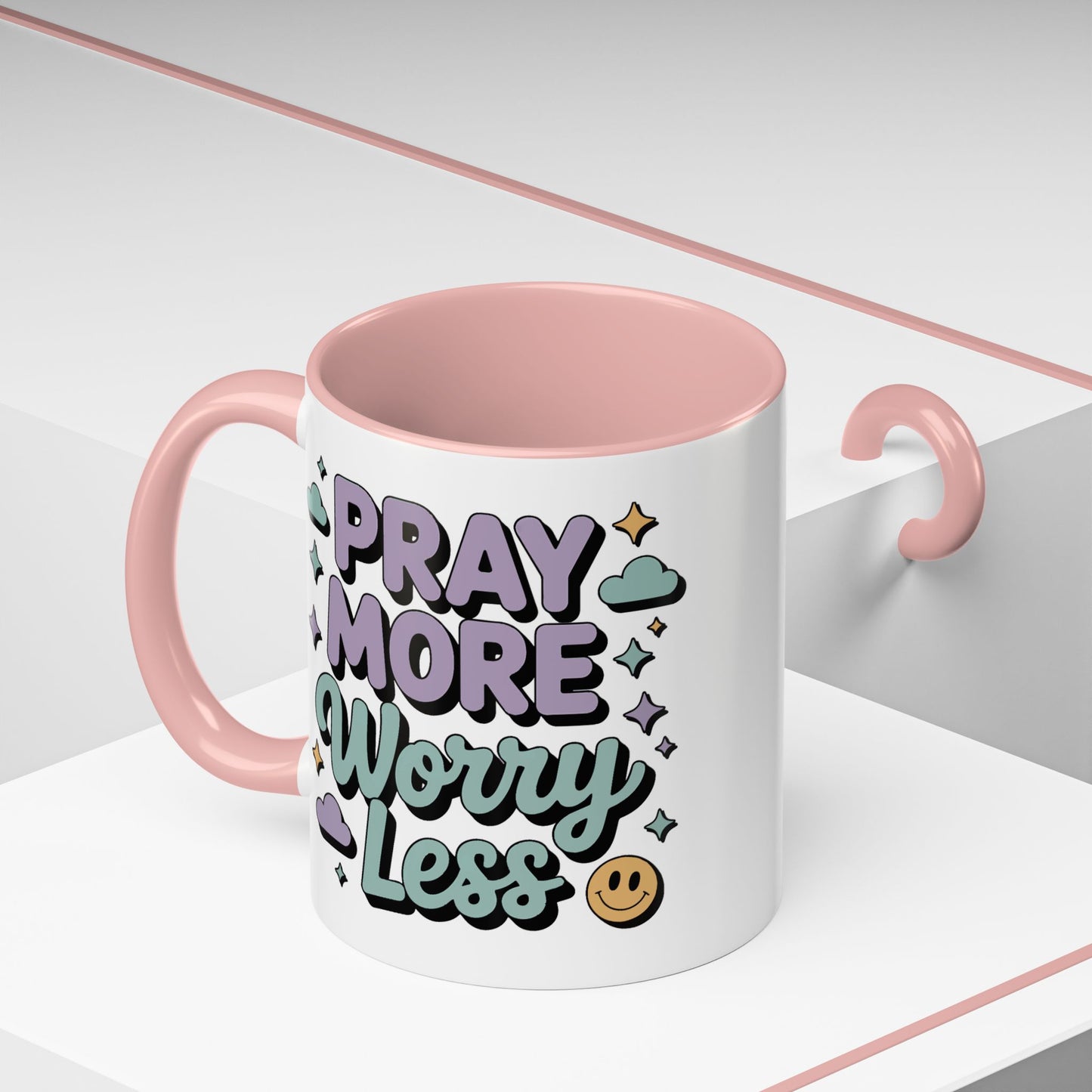 Motivation Mug - Pray More Worry Less