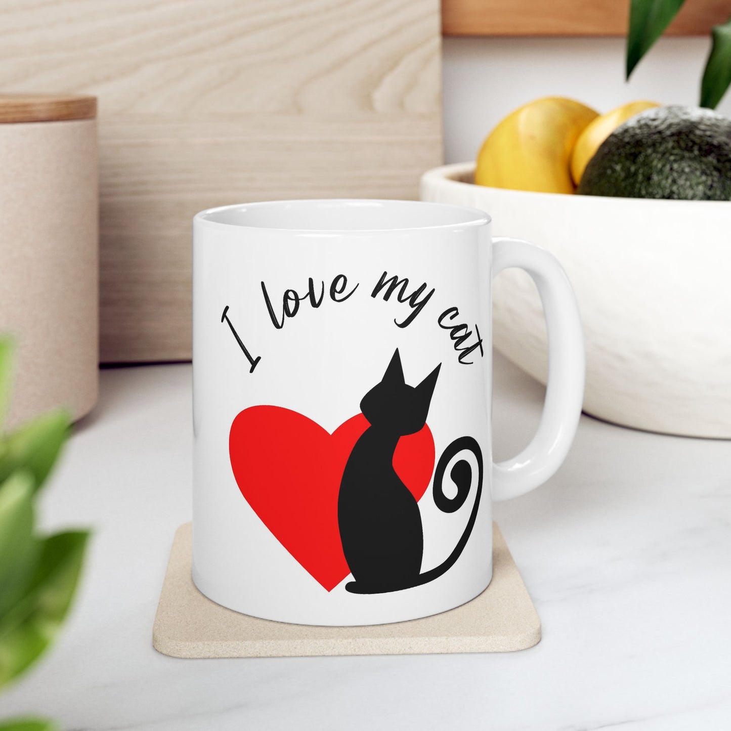 Animal Mug - I Love My Cat