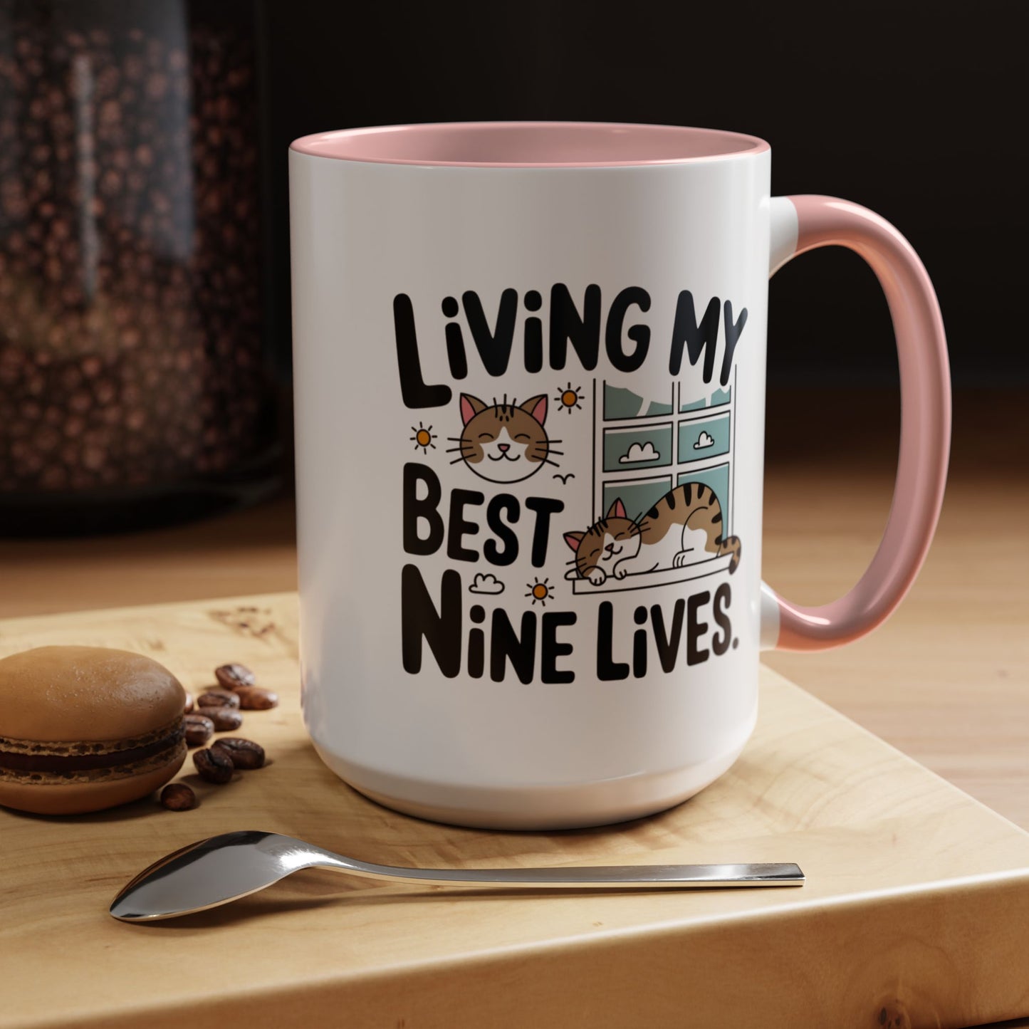Animal Mug - Living My Best Nine Lives