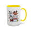 Christmas Mug - Merry Xmas Santa Snowman Reindeer