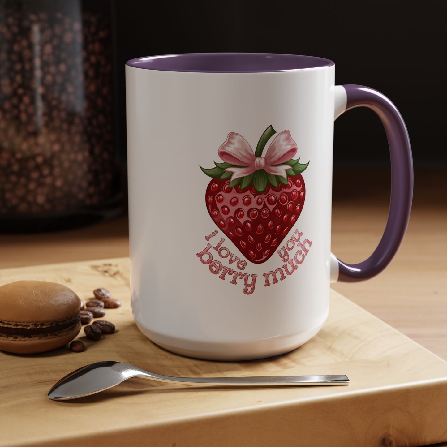 Valentine's Day Mug - I Love You Strawberry