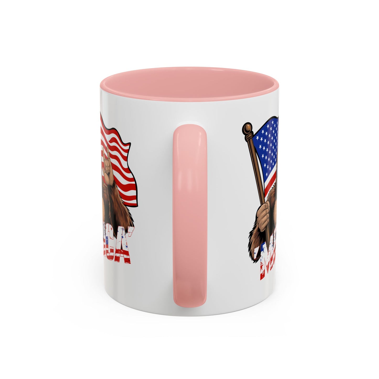 4th of July Mug - Bigfoot USA Flag
