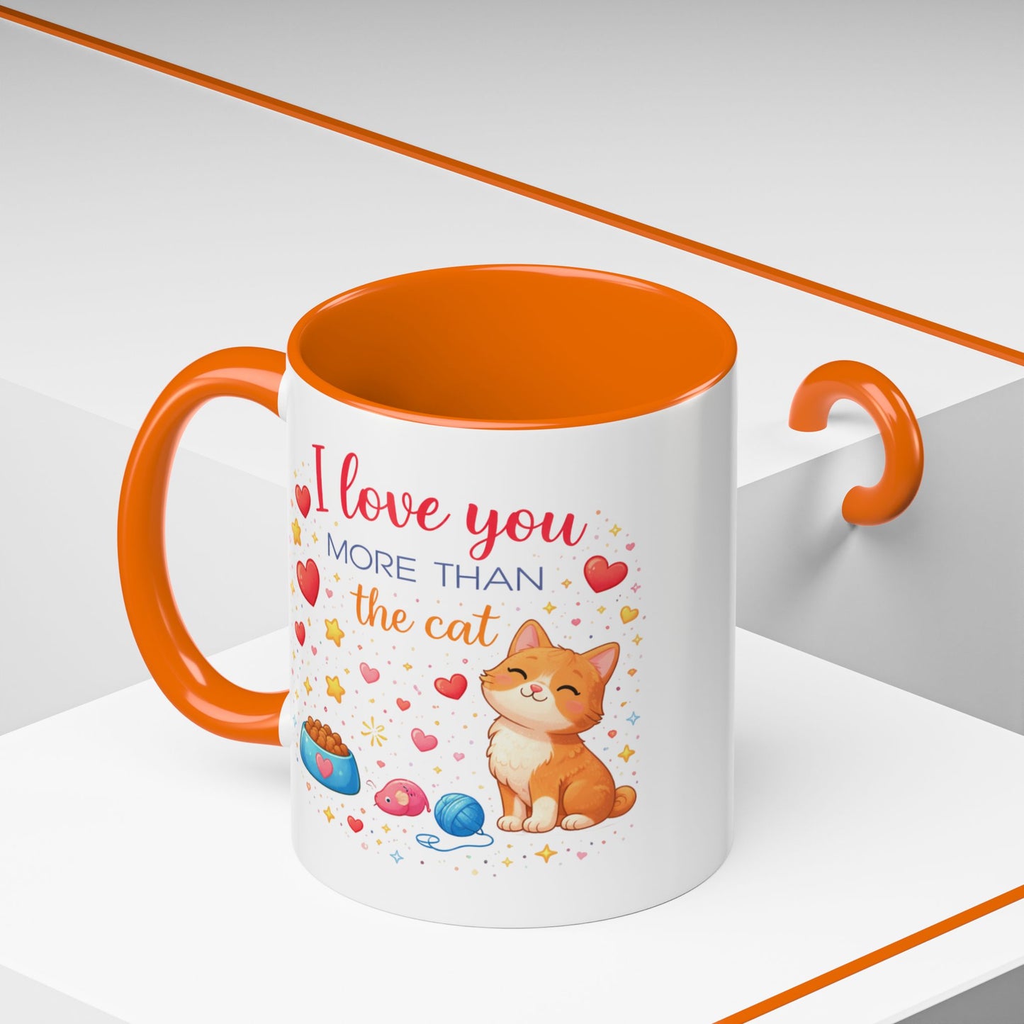 Anniversary Mug - I Love You More Than The Cat