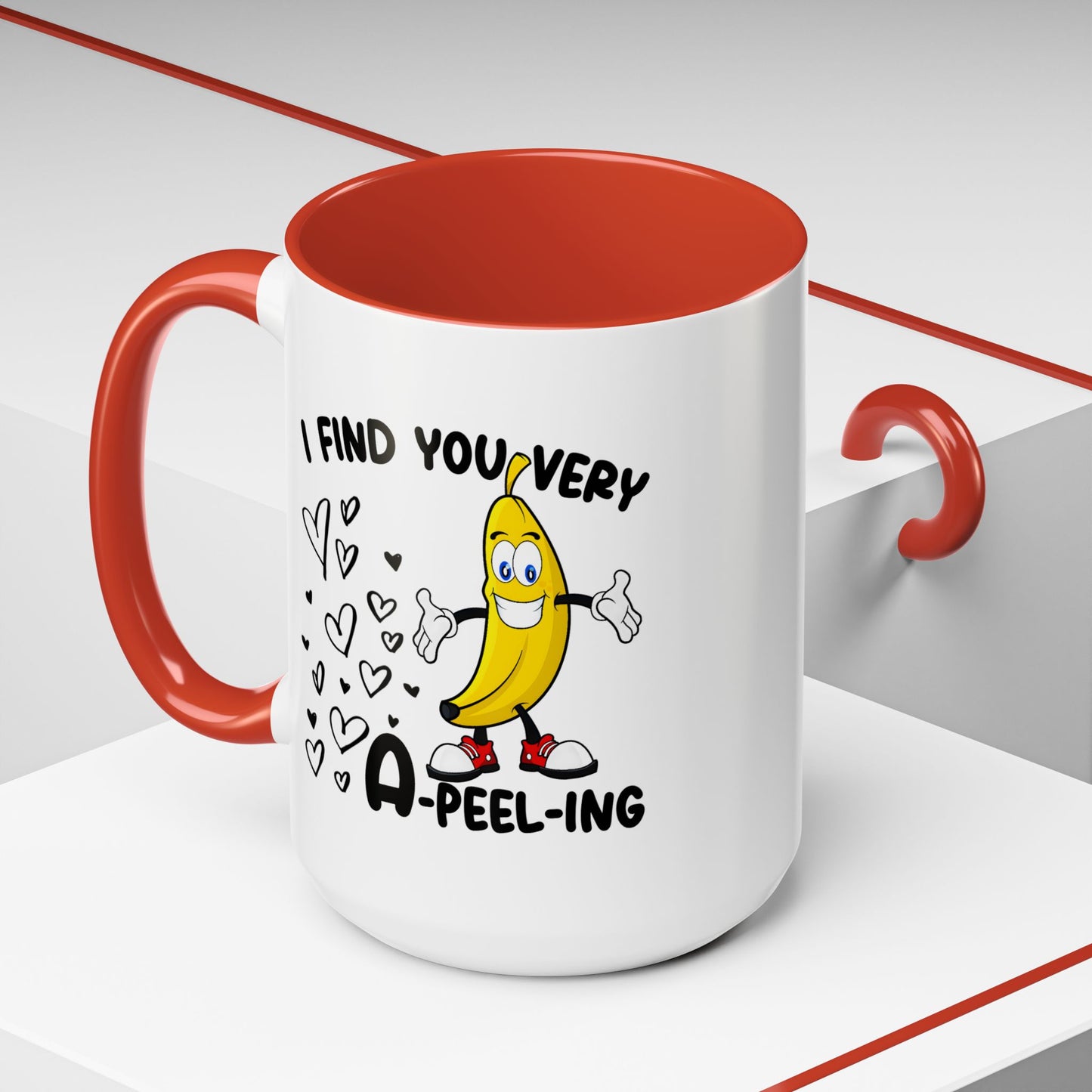 Adult Mug - I Find You Very A-Peel-Ing