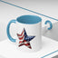 4th of July Mug - American Flag Star 3