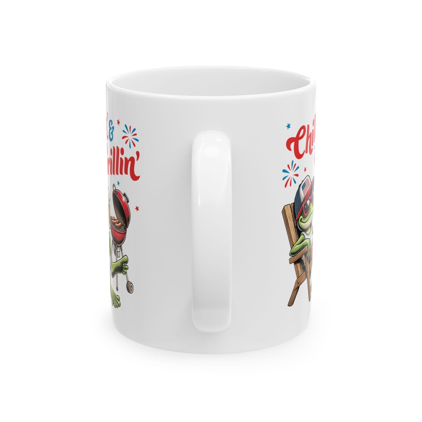 4th of July Mug - Chillin' & Grillin'