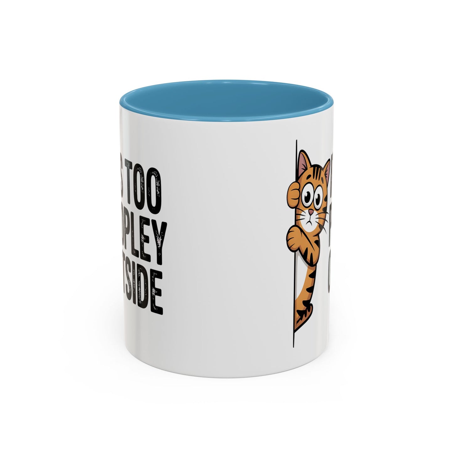 Animal Mug - It's Too Peopley Outside