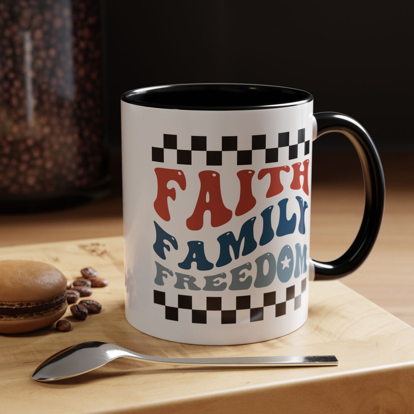 4th of July Mug - Faith Family Freedom