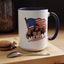 4th of July Mug - Bigfoot USA Flag