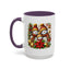 Christmas Mug - Gold Snowman Family 2