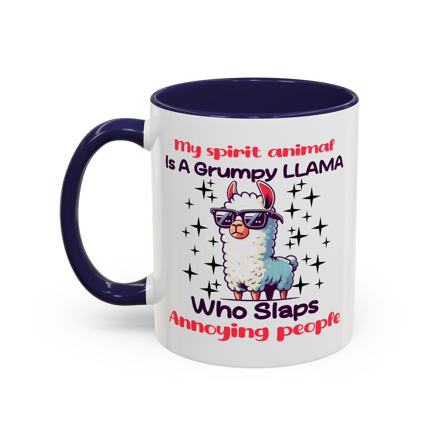 Humor Mug - My Spirit Animal is a Grumpy Llama