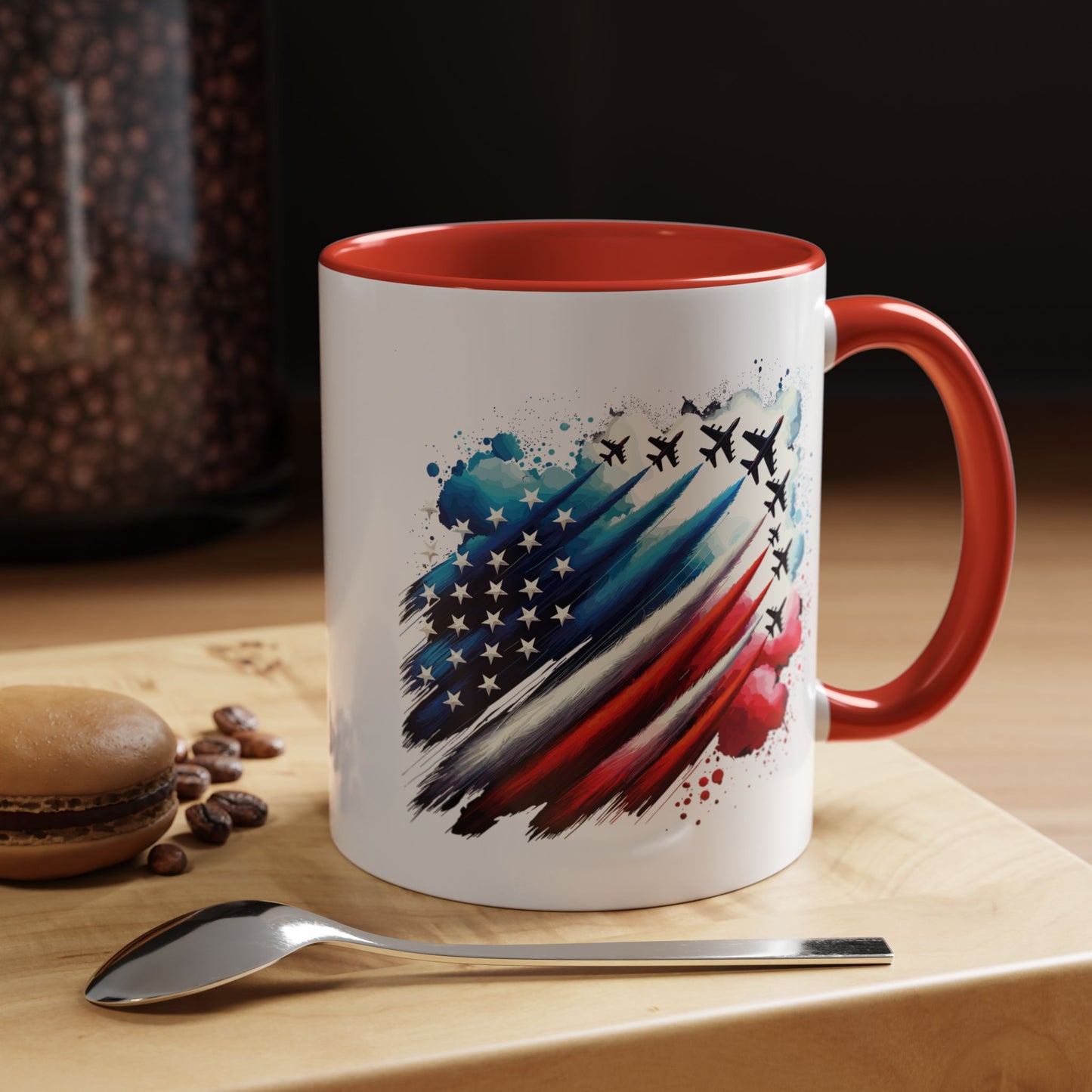 4th of July Mug - Fighter Jets USA Patriotic