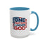 Religious Mug - One Nation Flag Cross