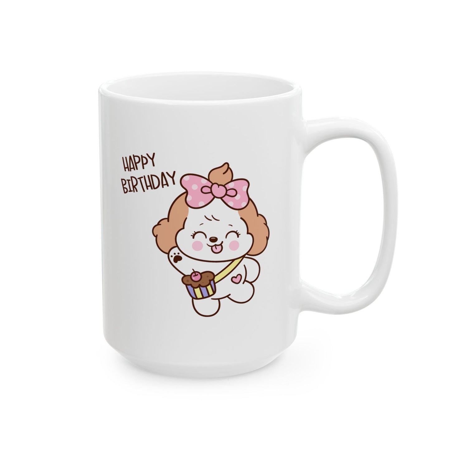 Birthday Mug - Happy Birthday Cute Dog