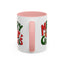 Christmas Mug - Green & Red Text Santa Presents