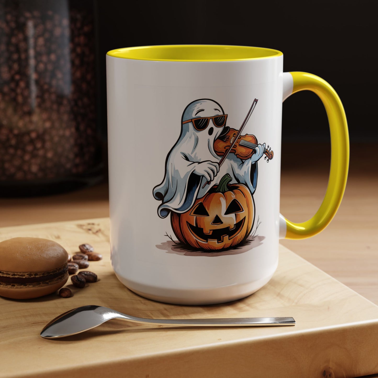 Halloween Mug - Violin Playing Ghost