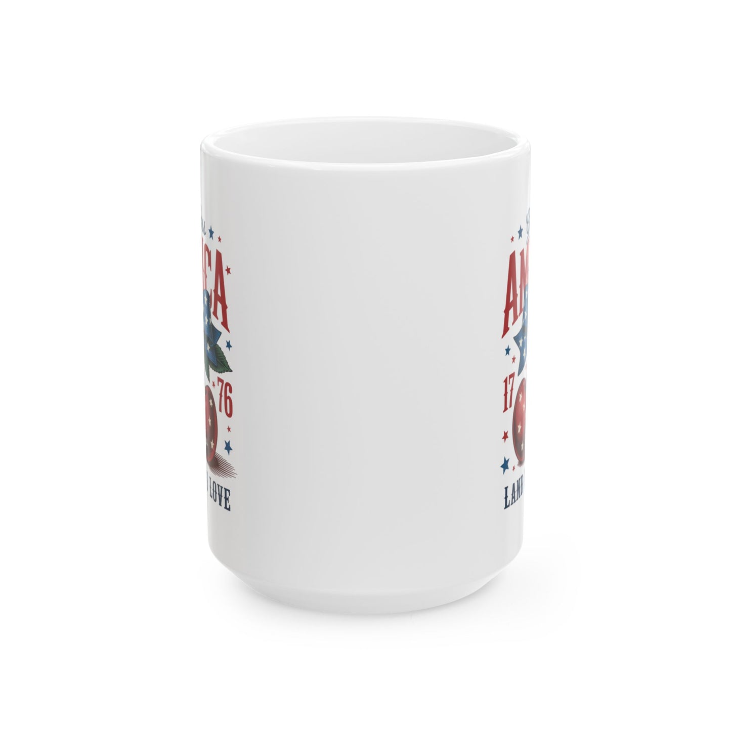 4th of July Mug - God Bless America Cherry