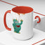 Humor Mug - Monster Drinks Coffee Spill