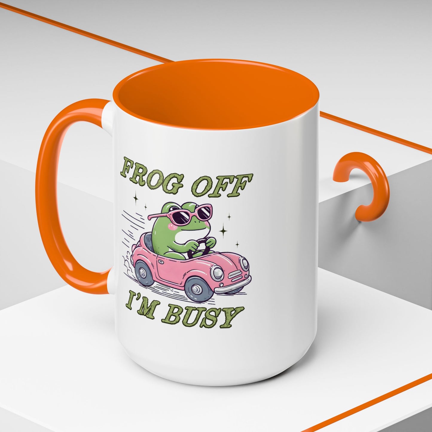 Humor Mug - Frog Off I'm Busy