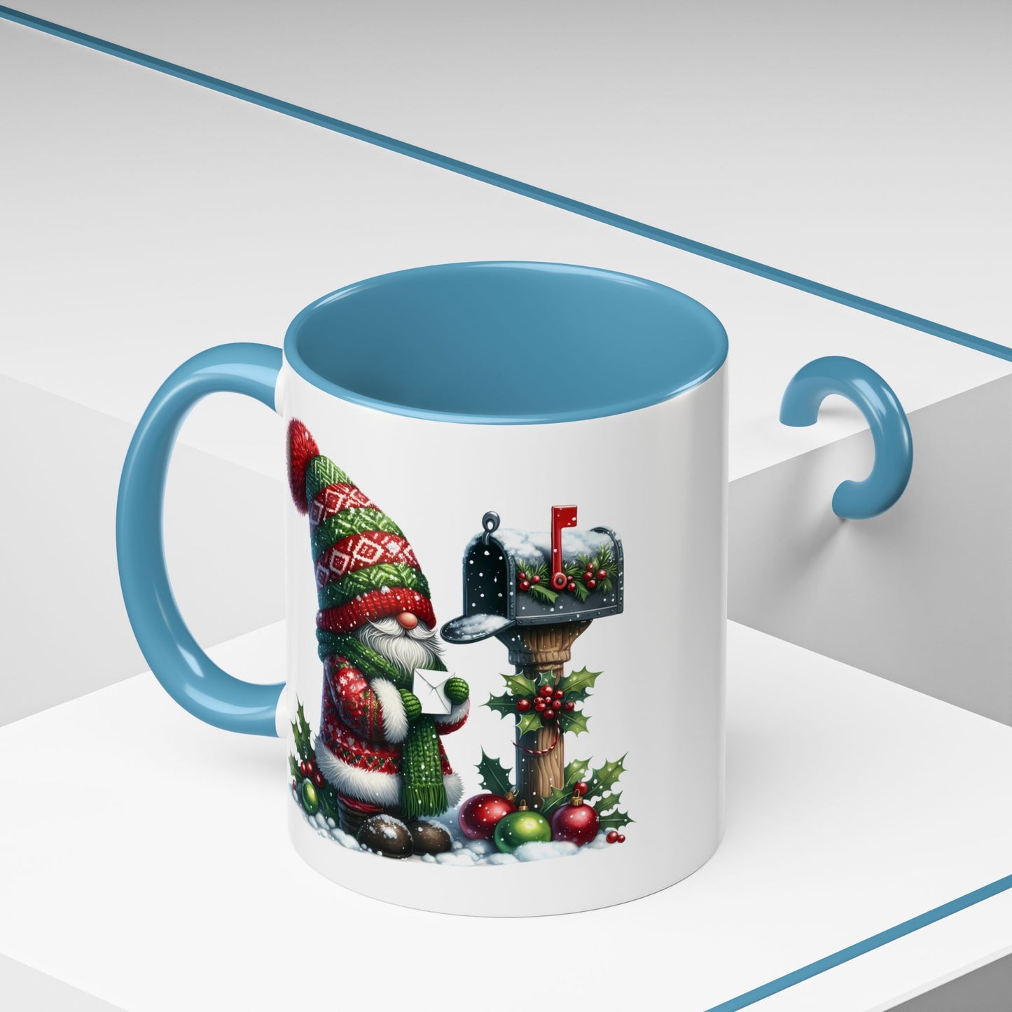 Christmas Mug - Gnome and Mail