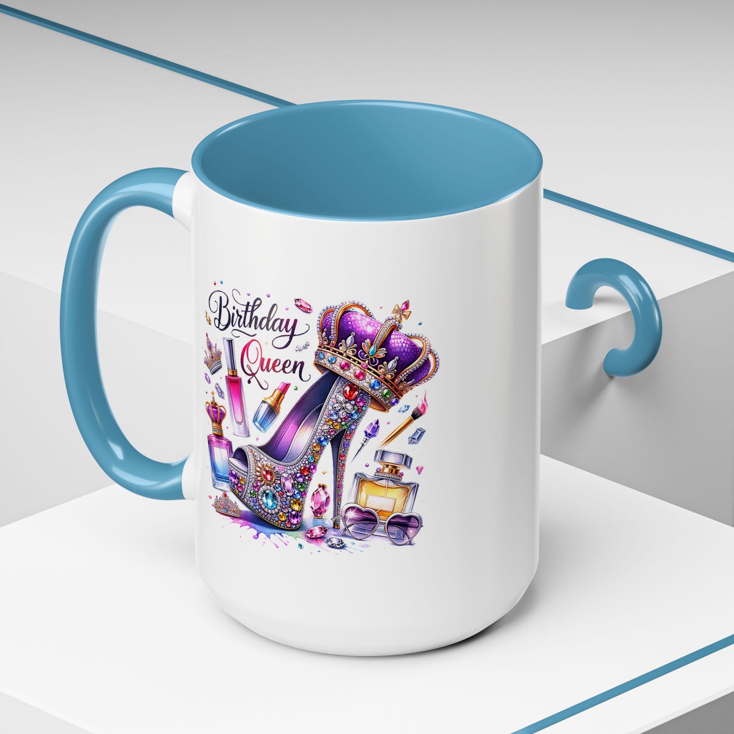 Birthday Mug - Birthday Queen Glitter